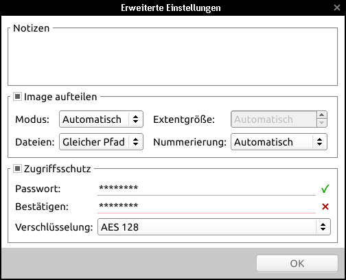 Erweiterte Einstellungen