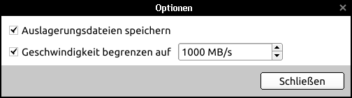 Erweiterte Optionen