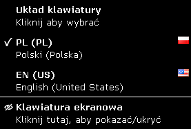 Aplet klawiatury
