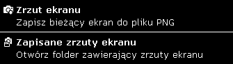 Aplet ekranu w wariancie "/W"