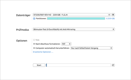 DiskTest-App