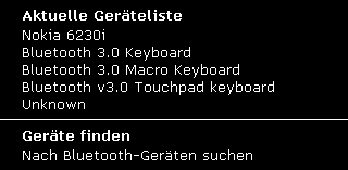 Bluetooth-Applet