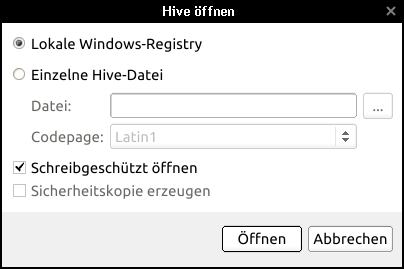 Hive öffnen