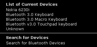 Bluetooth Applet